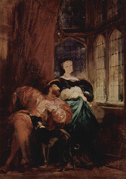 Richard Parkes Bonington Franz I. und Margarete von Navarra oil painting image